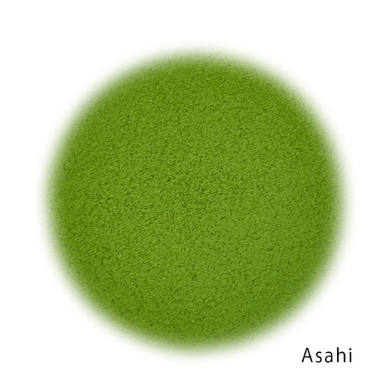 Asahi matcha green tea powder.